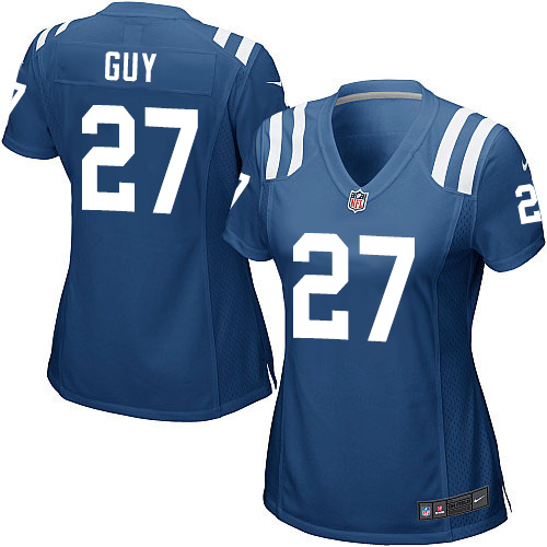 Women's Game Winston Guy Nike Jersey Royal Blue Home - #27 NFL Indianapolis Colts